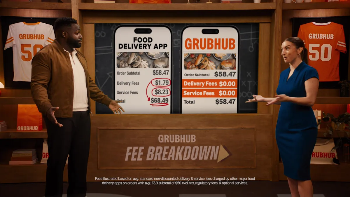Other guys versus Grubhub, side by side